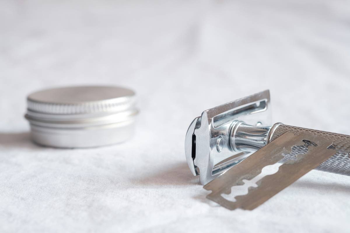 Zero Waste. Metal safety Razor